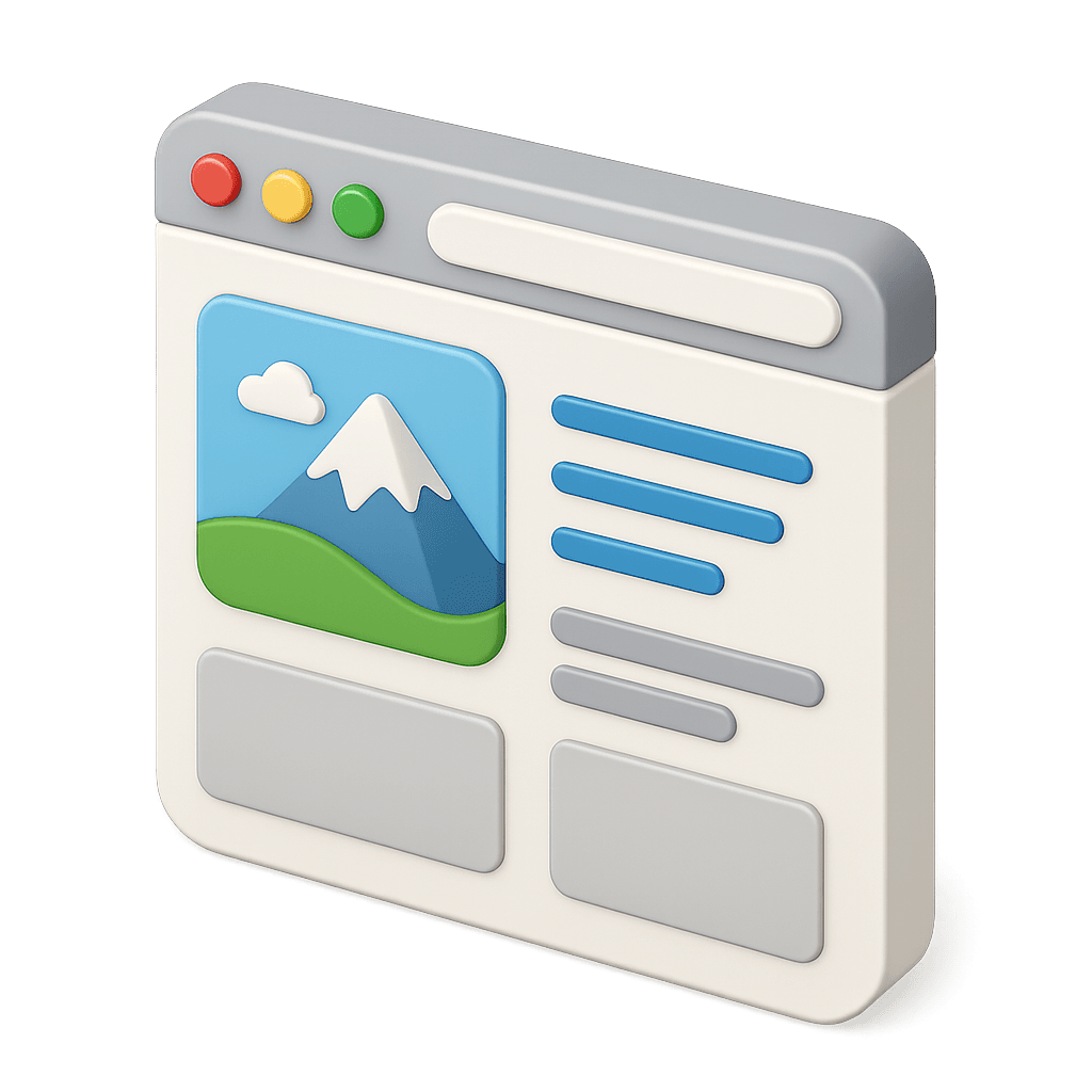 Custom Web Design illustration